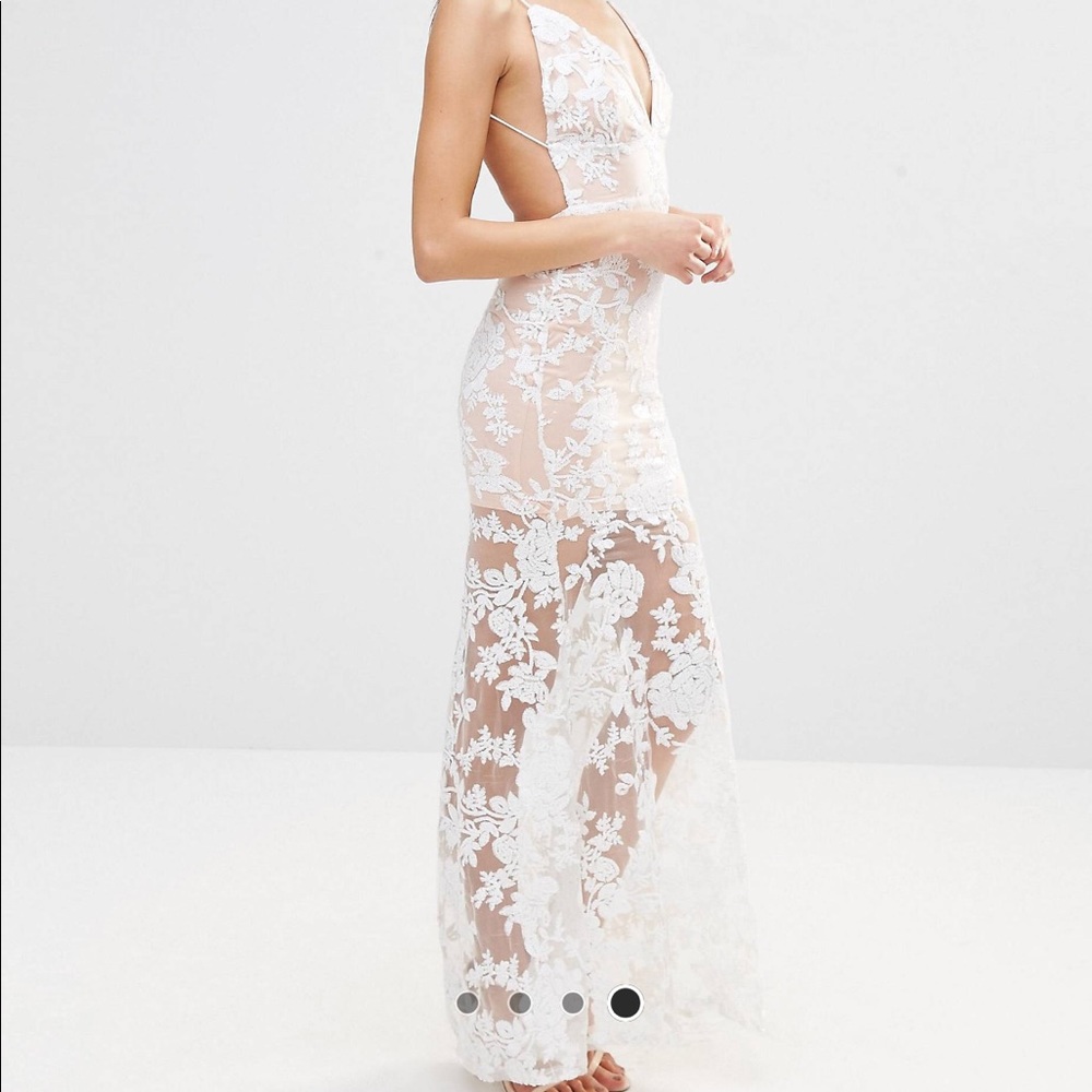 Cami Strap Sequin Fishtail Backless Maxi Dress - image 5